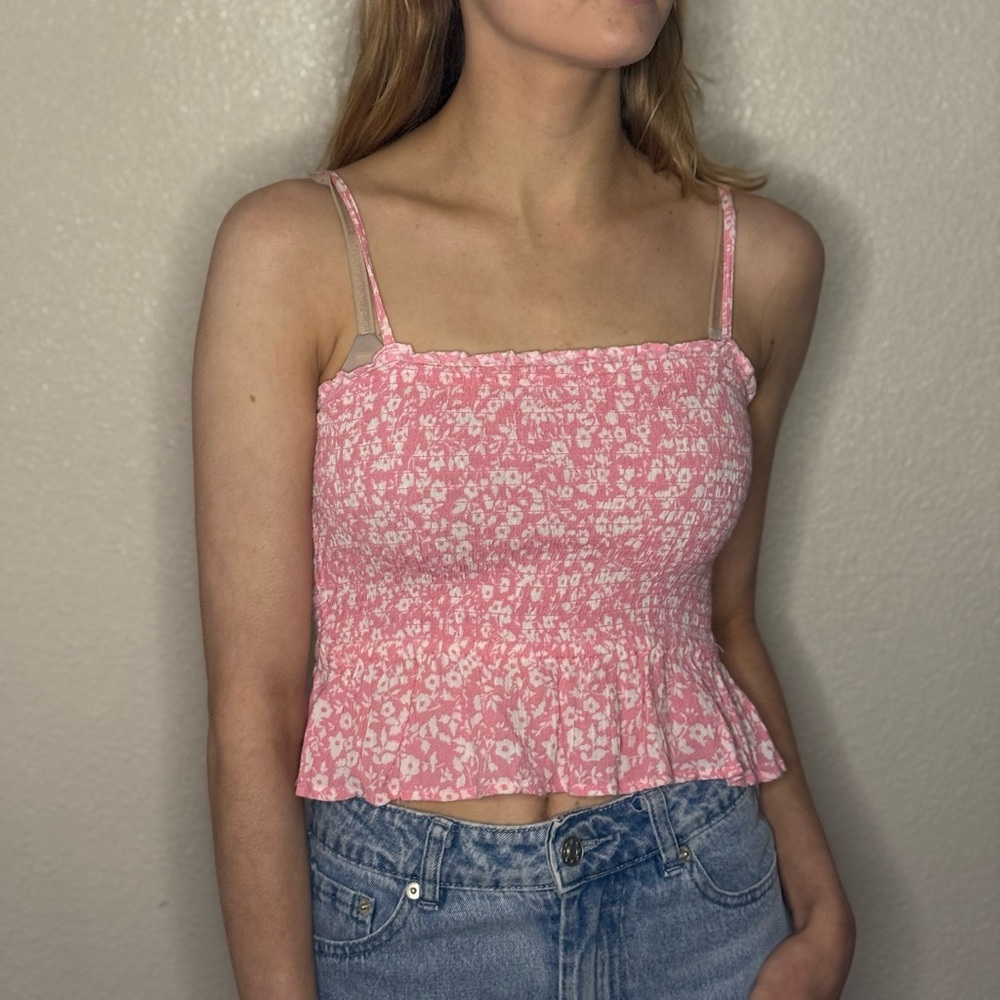 Billabong Pink Floral Camisole Top